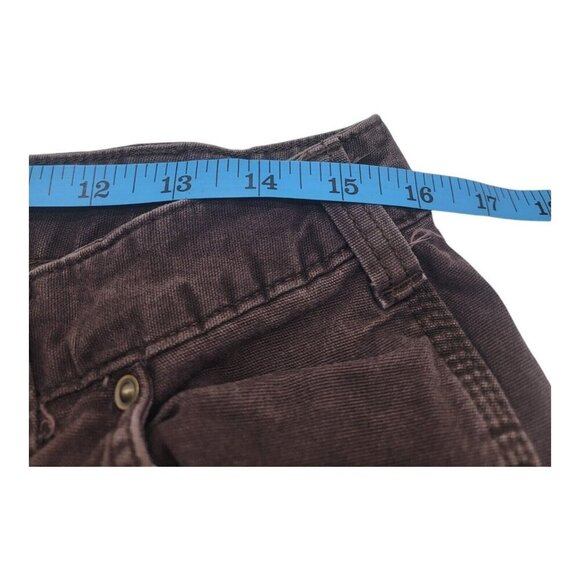 Carhartt Pants Womens 14 Brown Original Fit Carpenter Double Knee Workwear Farm - Picture 6 of 9